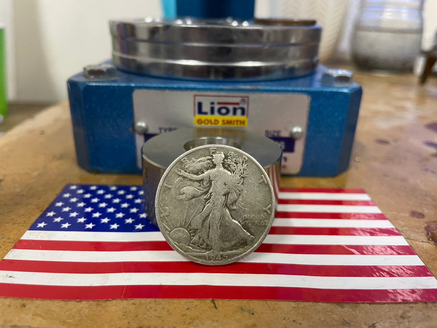 Walking Liberty Half Dollar Coin Ring