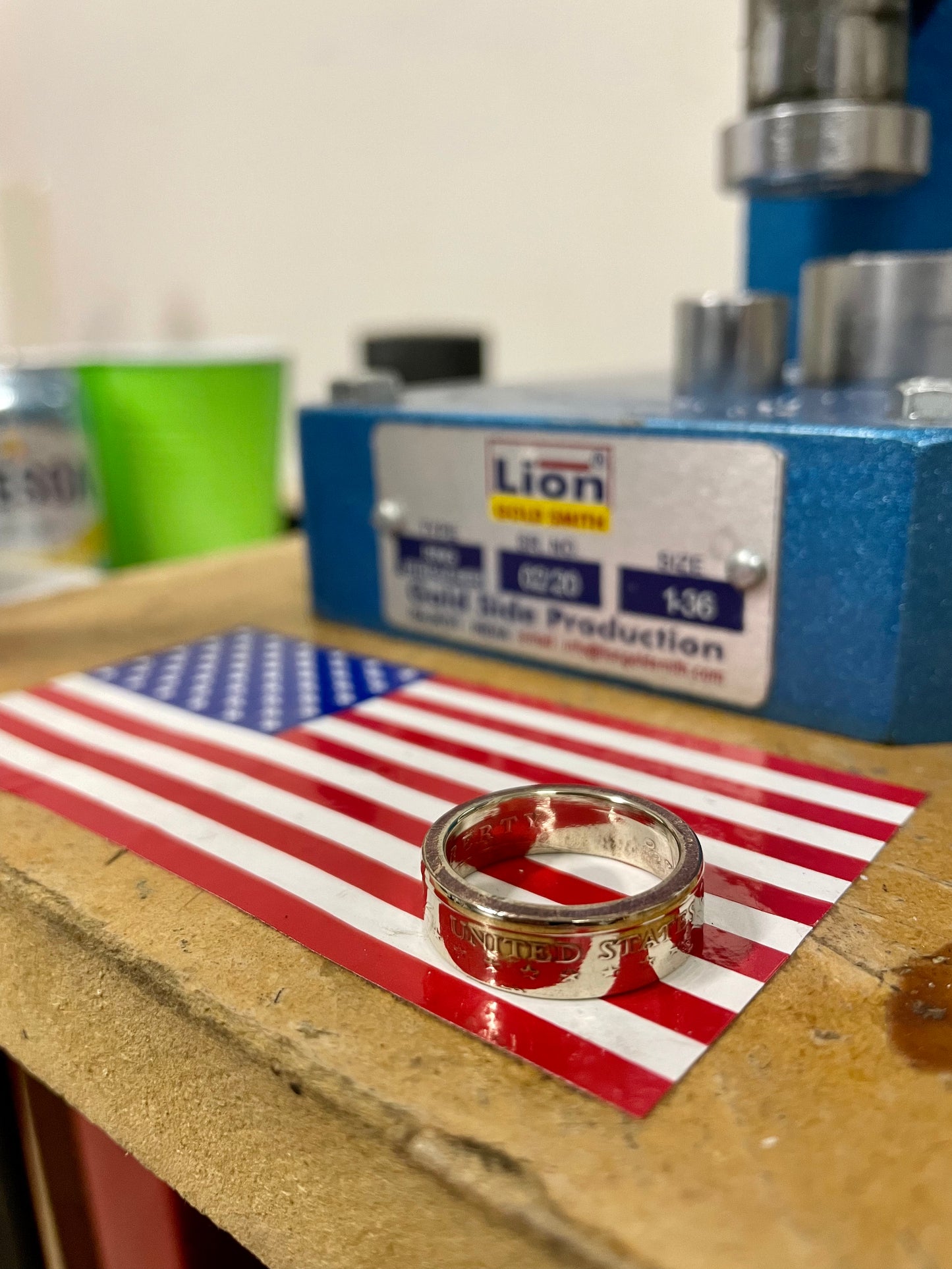 Sacagawea Dollar Coin Ring