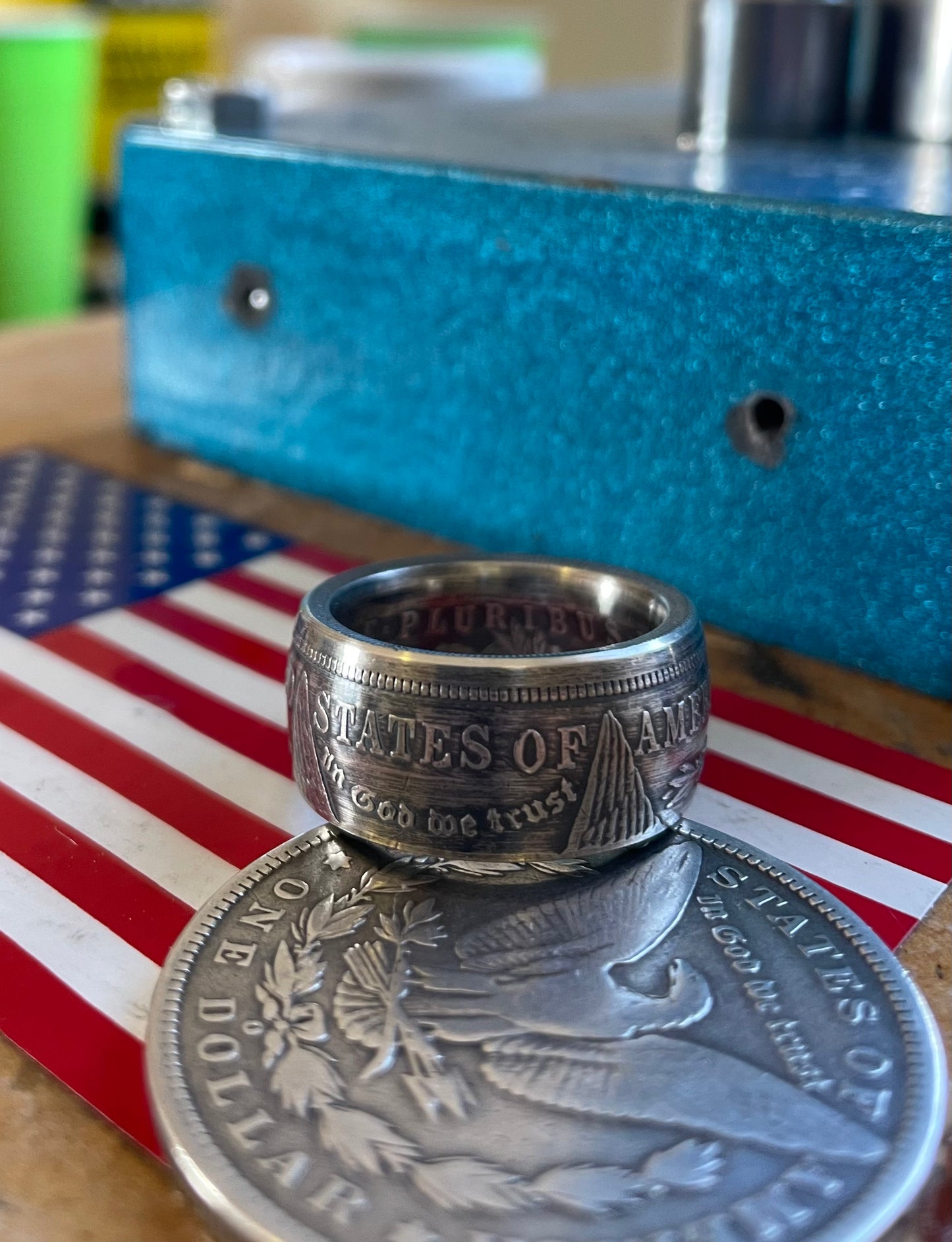 Morgan Silver Dollar Coin Ring