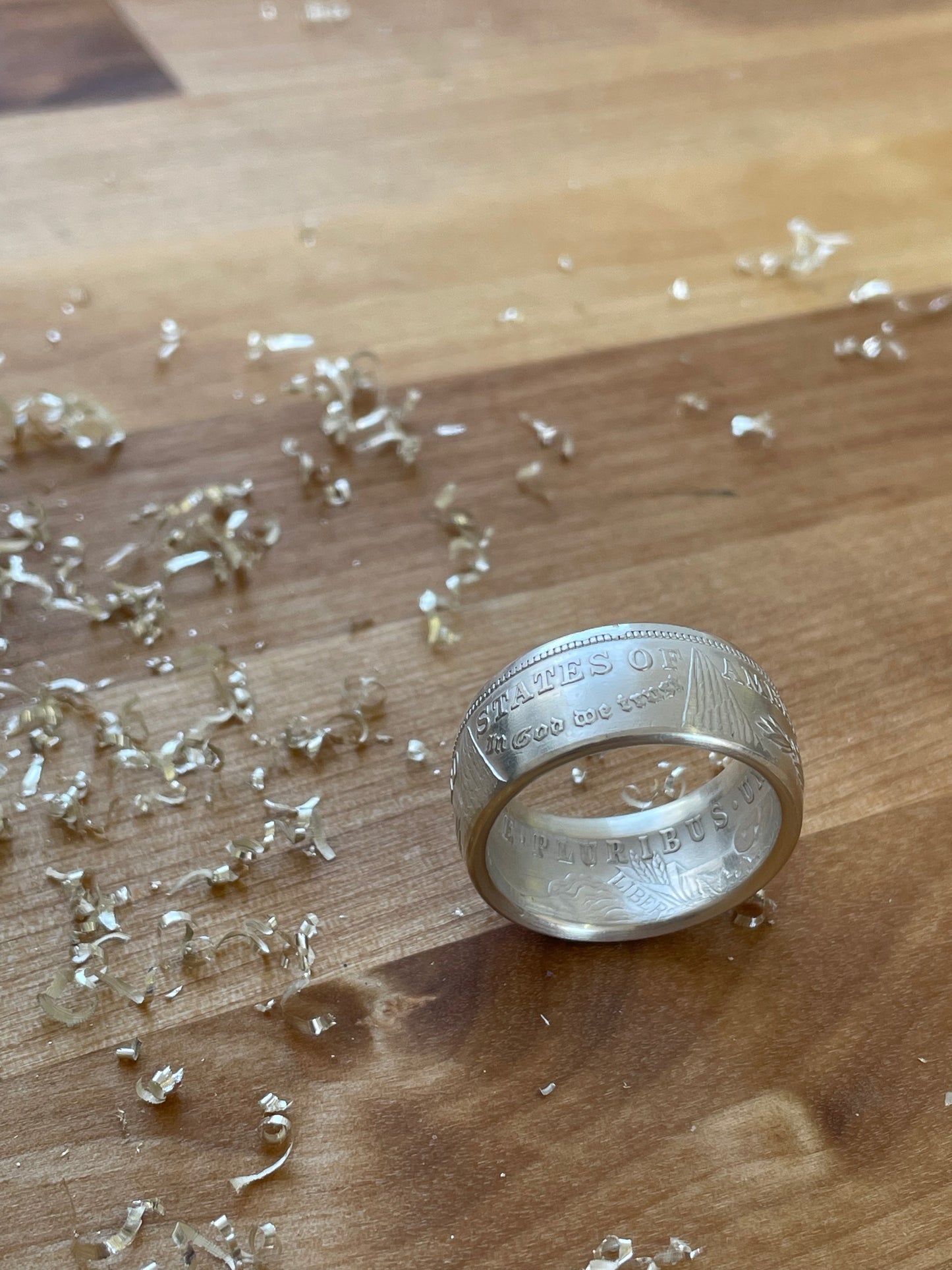 Morgan Silver Dollar Coin Ring